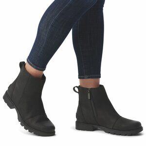 Sorel Women's Emelie III Zip Waterproof Side Zip Ankle Boot